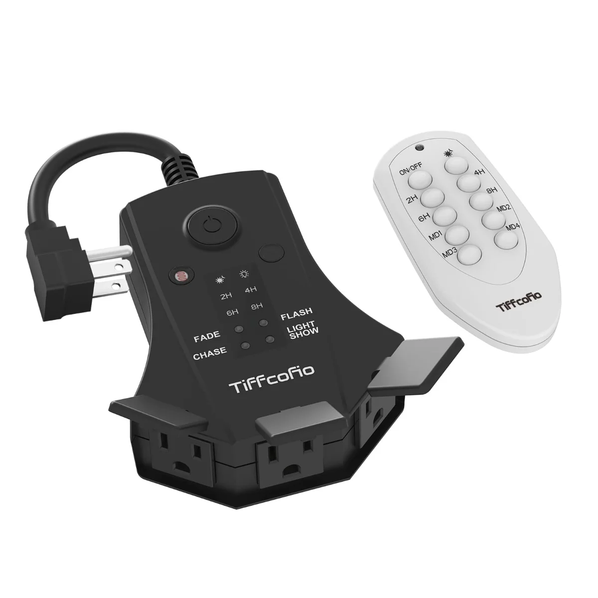 TiFFCOFiO Outdoor light timer with remote