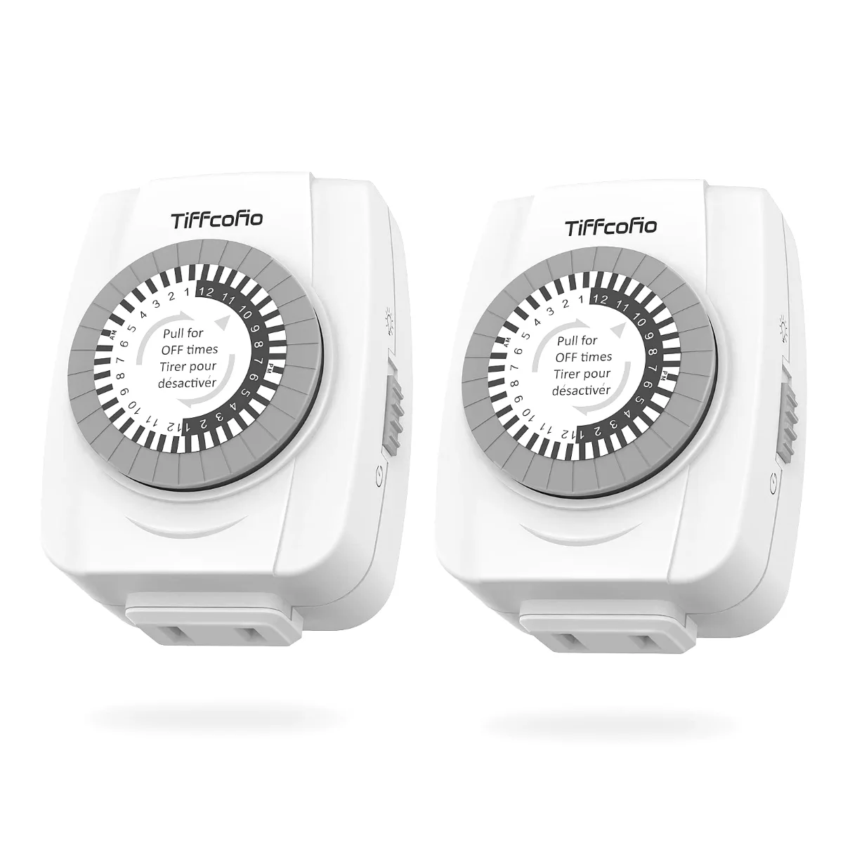 TiFFCOFiO Indoor 24-hour plug-in timer, 2-prong