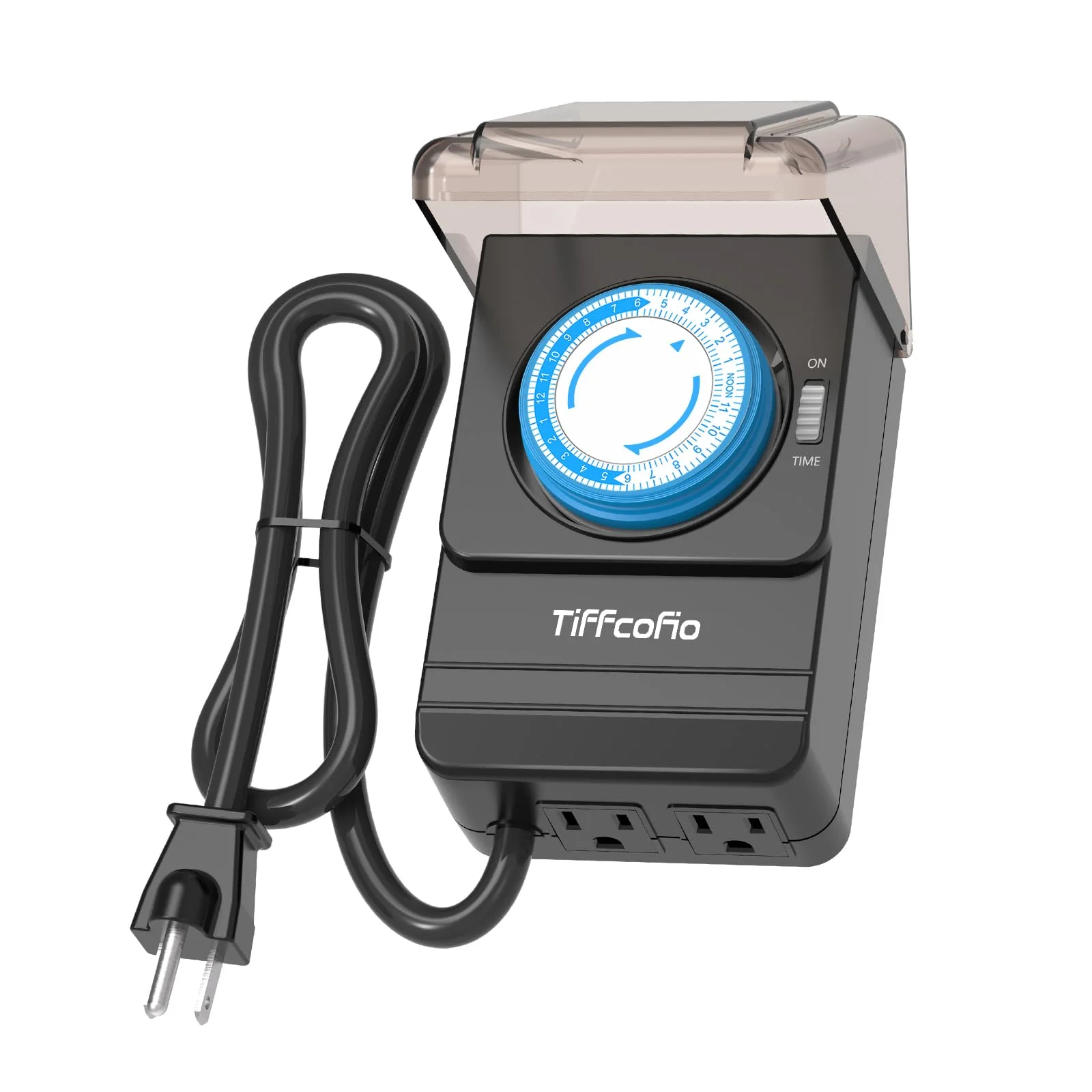 TiFFCOFiO Outdoor heavy-duty timer, 2 ft cord