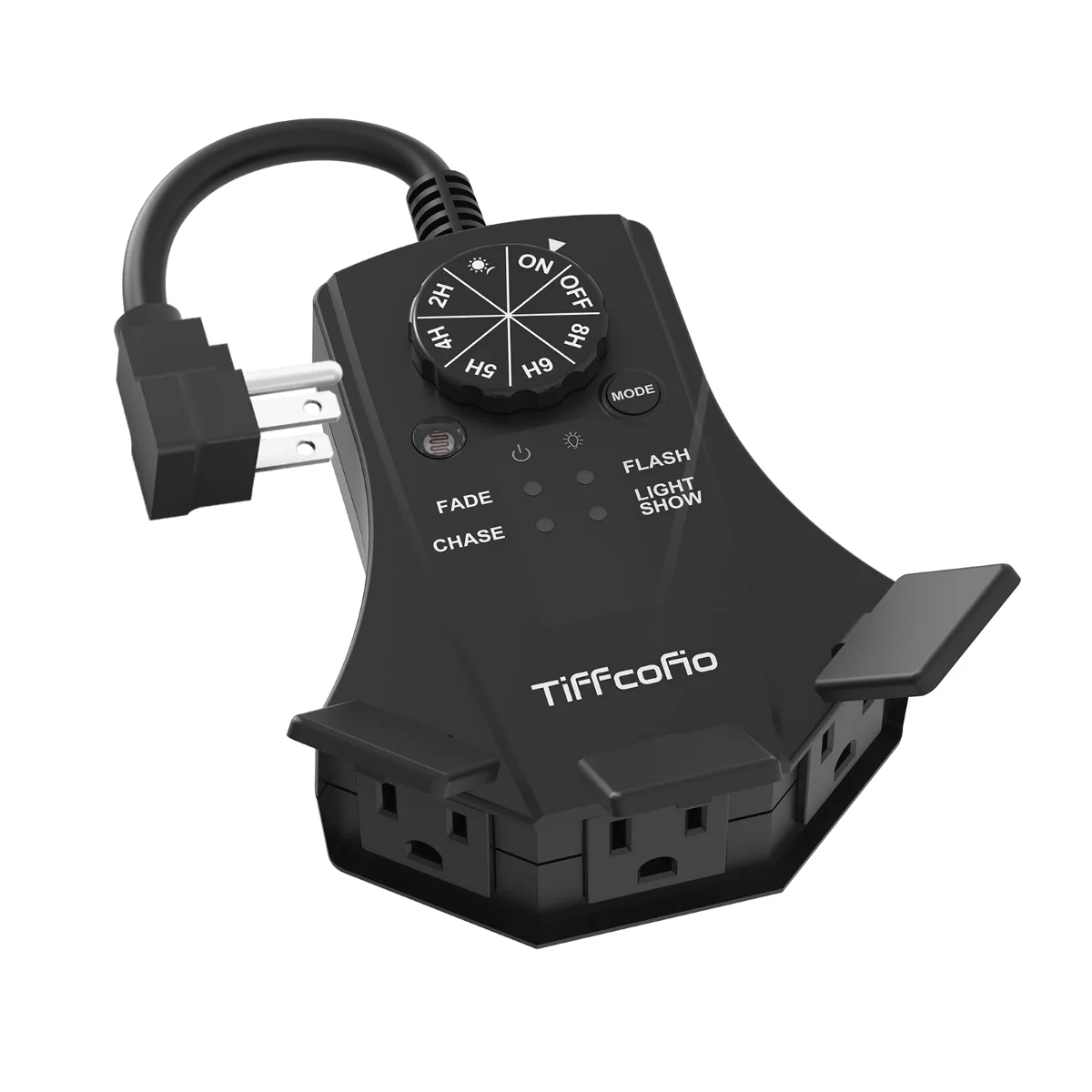 TiFFCOFiO Outdoor light timer, 4 programs